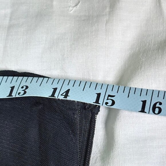 Odille Black Hi-Low Beaded Lace 2-tiered Skirt Size 4 Fitted Waist Fancy Evening - Picture 12 of 16